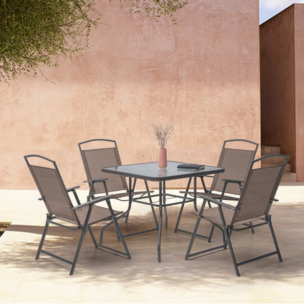 Latitude Run® Spooner Folding Patio Dining Chair & Reviews Wayfair